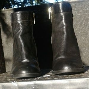 Bandolino Leather Ankle Boot Black 9